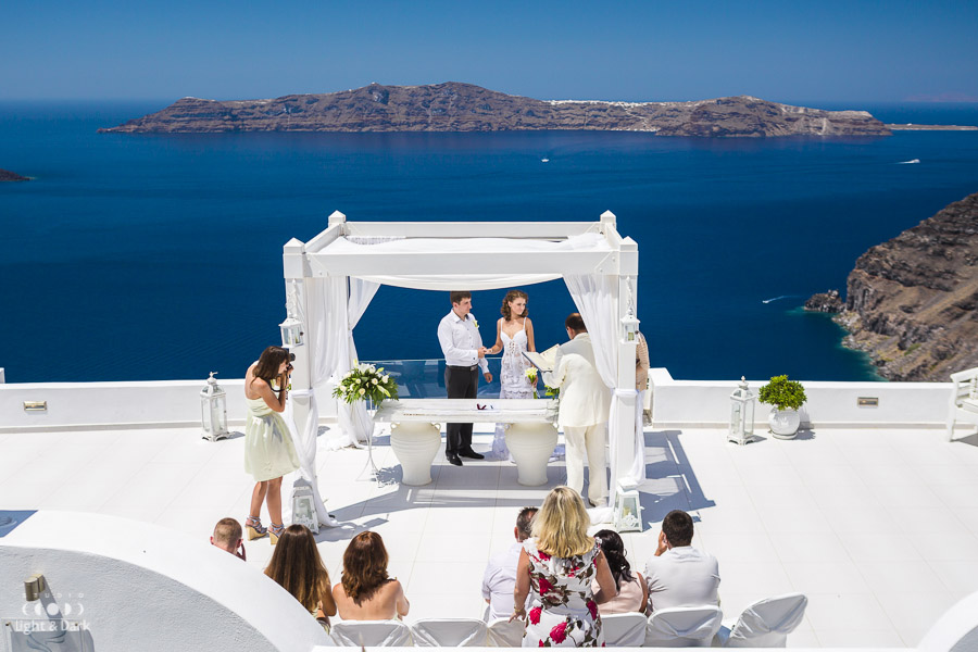 Wedding photography Santorini Greece