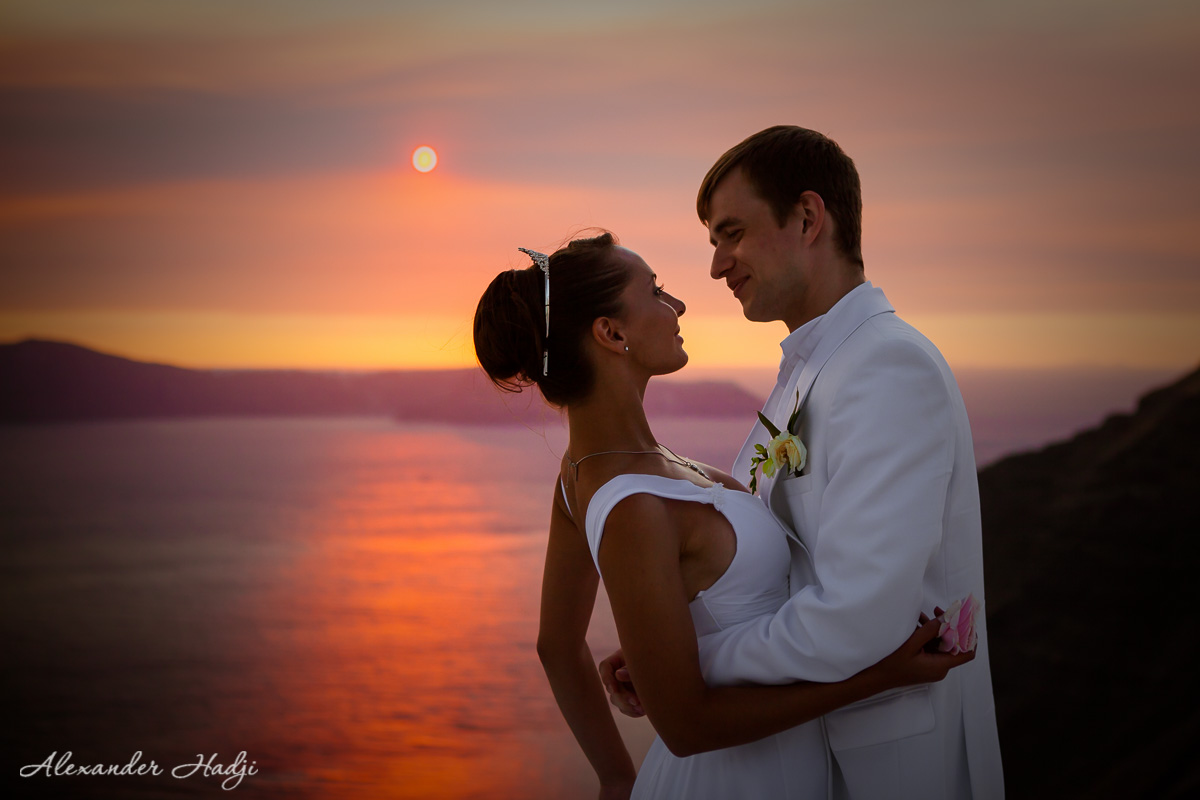 Wedding in Santorini Dana Villas review