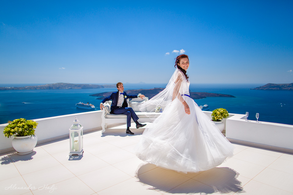 Свадебный фотограф на Санторини