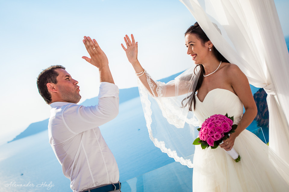 Свадебный фотограф на Санторини