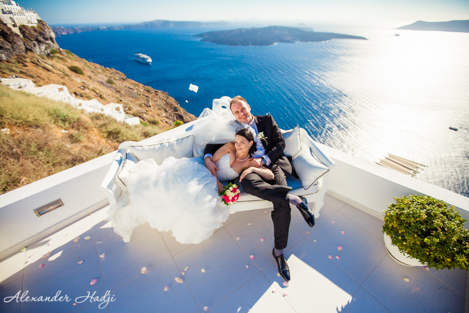 Hochzeitsfotograf auf Santorini